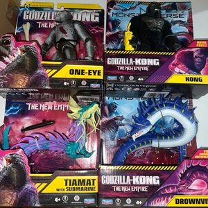 Monsterverse Godzilla-Kong Action Figures Set